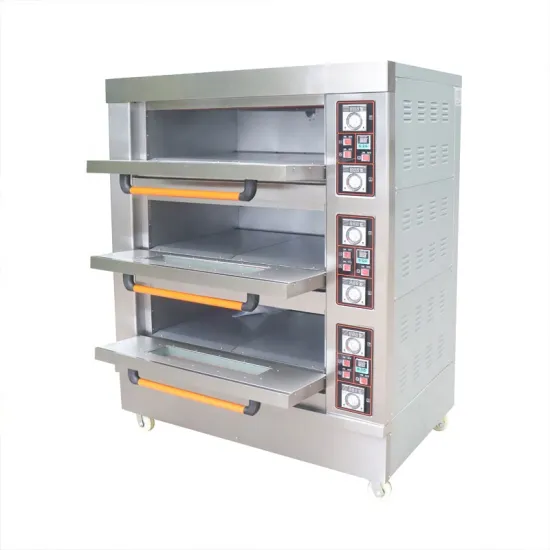 3 Deck 6 Trays Gas Oven for Restaurant Baking: Direct Sales at Great Prices