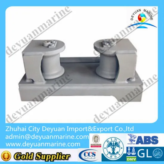 Fairlead anchor roller Marine Fairlead with horizontal rollers