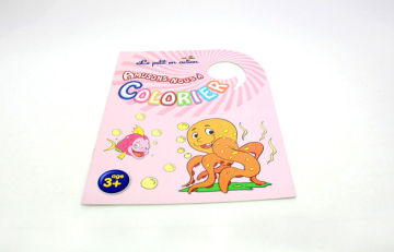4/4c Kids Book Saddle Stitch Printing Customized With Glossy Lamination