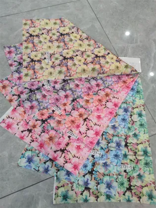 100% Polyester Bamei Colored Satin Fabric