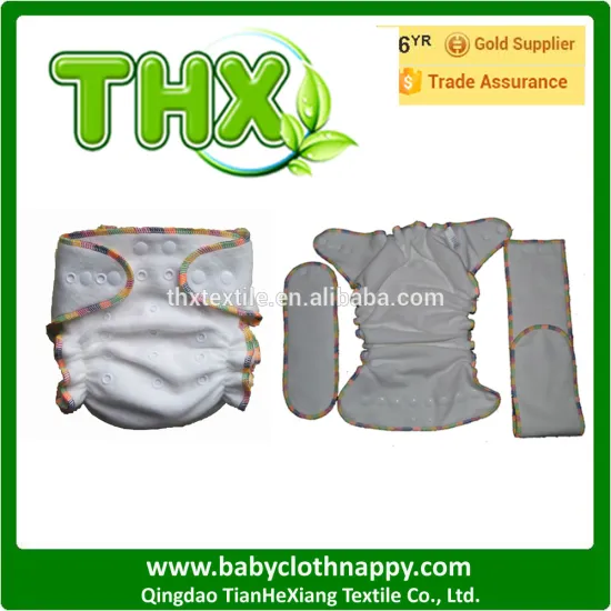 THX hemp organic cotton fitted cloth diaper