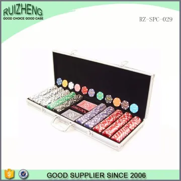 Factory direct sale best price gambling case poker chips aluminum case