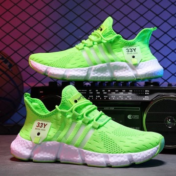 New Summer Men's Lightweight Breathable Sneakers: Stylish Casual Tennis Shoes for 2024