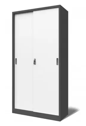 Black White Office Cupboard