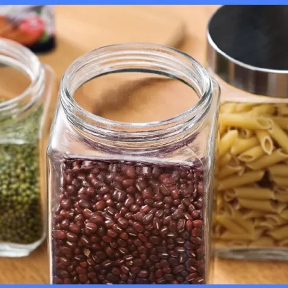 Premium Glass Sealed Jar for Kitchen Storage