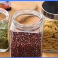 Jarra selada de vidro premium para armazenamento de cozinha
