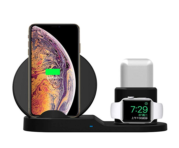 10W Fast Wireless Charger Stand with QI Phones