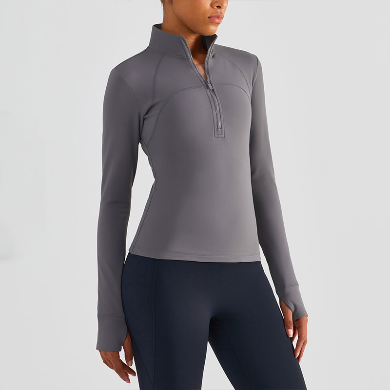 Hiver Blush Women Equine Bas -yer Malf Zipper Tops