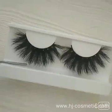 China Mink Eyelash Extensions Mink False Eyelashes 25mm Eyelashes Manufacturer And Supplier