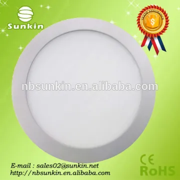 High brightness led ceiling panel light round and square with CE RoHS certificate