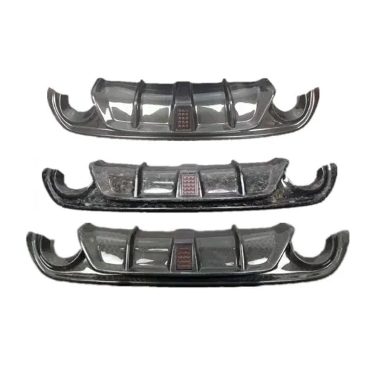 Carbon Fiber Rear Bumper Lip Diffuser for Infiniti Q50 2014-2017