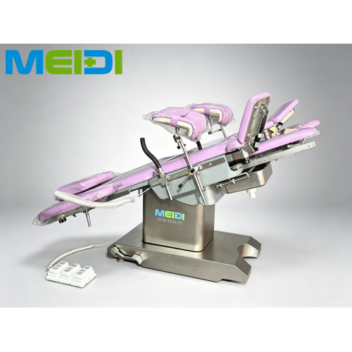 Hospital Electric Obstetric Examination Bed Overall Tilting Hand & Foot Control