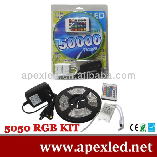 LED RGB kit magic light+led power+led controller 5m tape plug and play