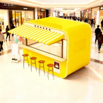 Portable Folding Container Shop for Street Vendors