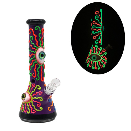 Eye of All Knowledge Glass Water Pipe