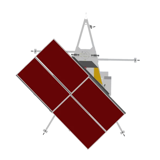 9 meter hybrid solar light tower