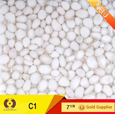 Hot sale white natural color river stone decorative stone wall tiles (C1)