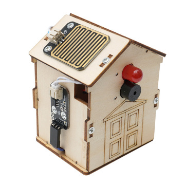 DIY Wooden STEM Puzzle Rain Sensor Toys: Engineering & Educational Play for Teenagers