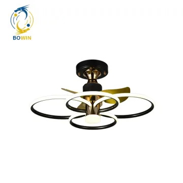 2024 New Arrival: Special Design Smart Ceiling Fan with LED Light and 6 Speeds