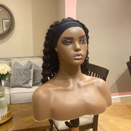 Easy to Wear Head Band Wigs Human Hair Wig With Band For Black Women Non Lace Hair Band With Wig