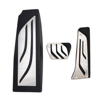 BMW E60 M5 Drilling Foot Rest Fuel Brake AT/MT Pedals - Car Styling Accelerator Gas Pedal Covers Pads