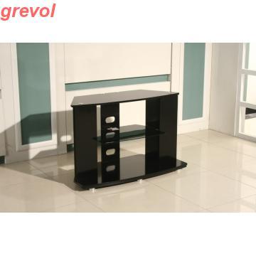 TV Stand with Glass Shelf