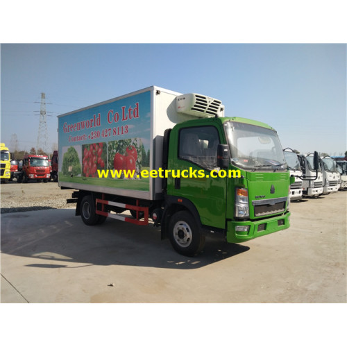 2 Ton SINOTRUK HOWO Refrigerated Small Trucks