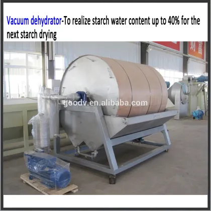 New technology potato starch process plant/cassava powder making machine