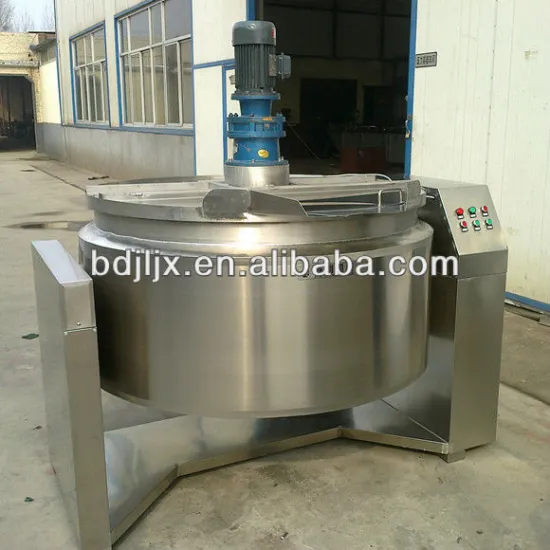 industrial cooking pots with mixer