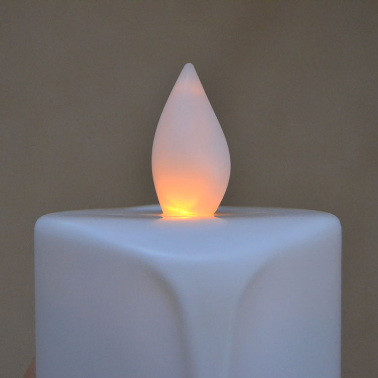 Solar Powered Window Pillar Candles For Garden