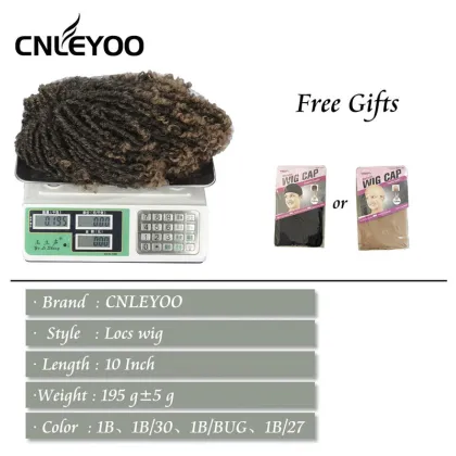 Cheap Dread Lock Wig For Women 10 inch Easy Locs Wig For Beauty Cheap Synthetic Wig