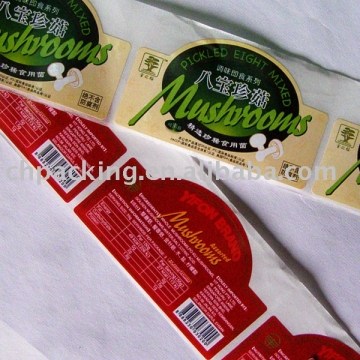 self-adhesive label