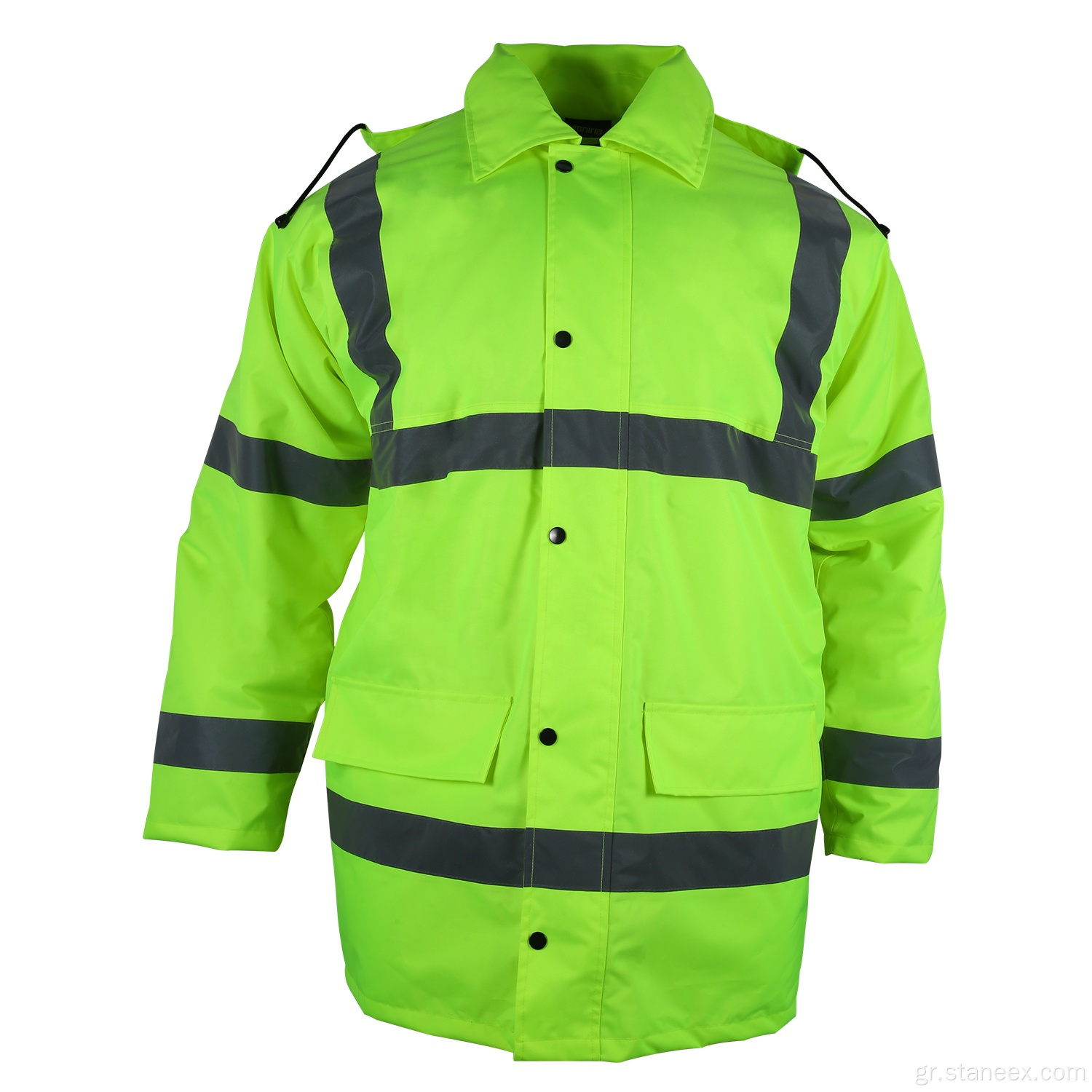 Ansi class 3 χειμερινό ζεστό fleece hi-vis hoodies