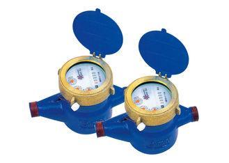Residential Brass Vane Wheel Cold Domestic Water Meter Wet
