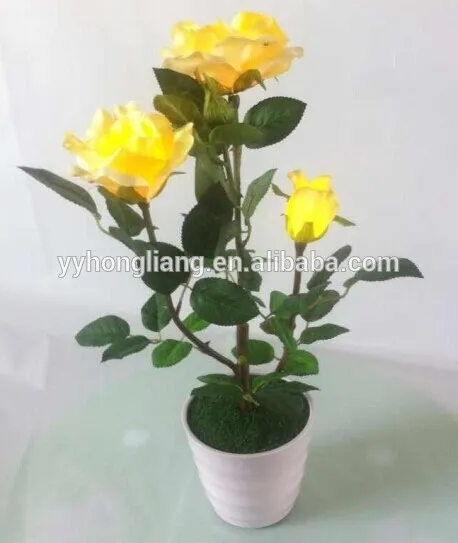 decorative flowers with lights