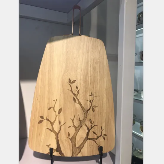 Laser pattern wooden cutting board