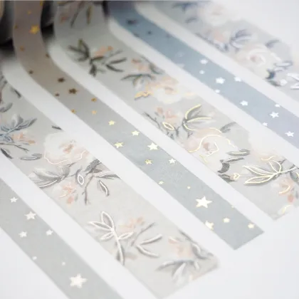 Custom Printed Foil Washi Tape: Colorful Masking Decoration Handbook