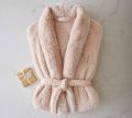 Anpassad lyxig fluffig fleece vinter varmt badrock