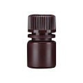 8 ml pruun / Amber HDPE laia suu reagendi pudel