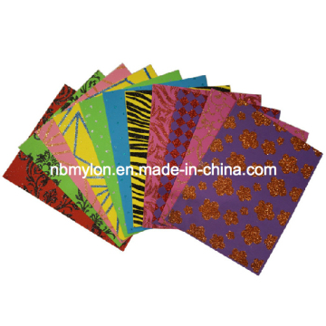 Doubled Colors Glitter Printing EVA Sheet EVA Foam