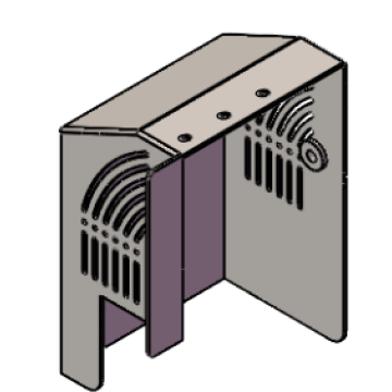 कस्टम-आकार की शीट धातु के हिस्से