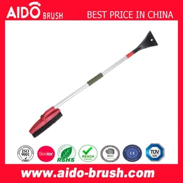 Telescopic car power Snow Brush with ice scraper