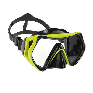 Large View Underwater Dive Mask with Tempered Glass and Spearfishing Lens