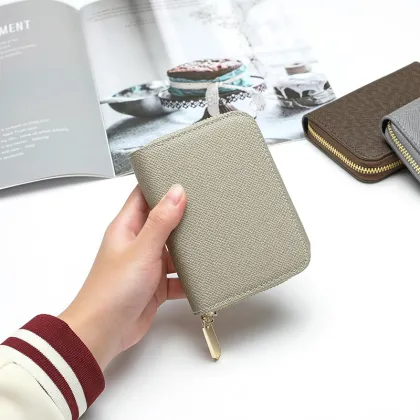 Wholesale Short Mini Unisex Zipper Wallet Manufacturer