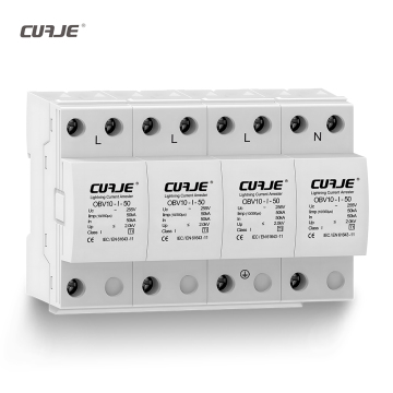 50kA OBV10 Type 1 Class I GDT Surge Protector: Reliable Overvoltage Protection for Electrical Safety
