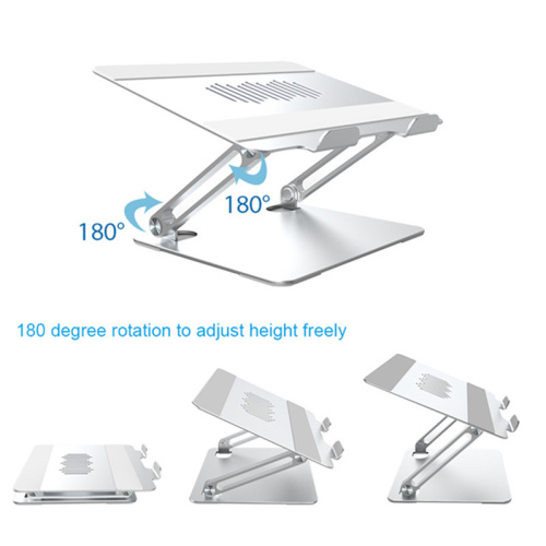 Soporte de enfriamiento de aluminio para computadora portátil para juegos para escritorio