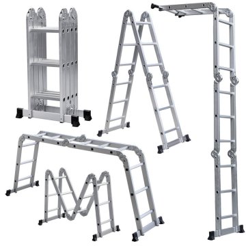Max loading 150 kgs aluminum multipurpose ladder
