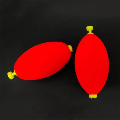 Red Color Snap-On Foam Fishing Float Bobbers for Catfish Rig