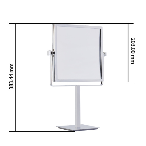 square vanity table mirror