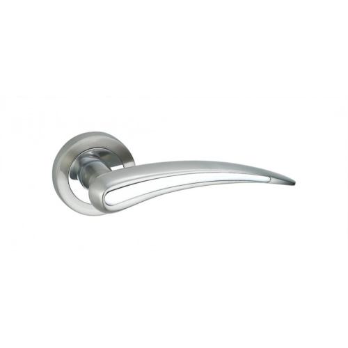 Simple Style Interior Aluminum Door Handle on Rosette